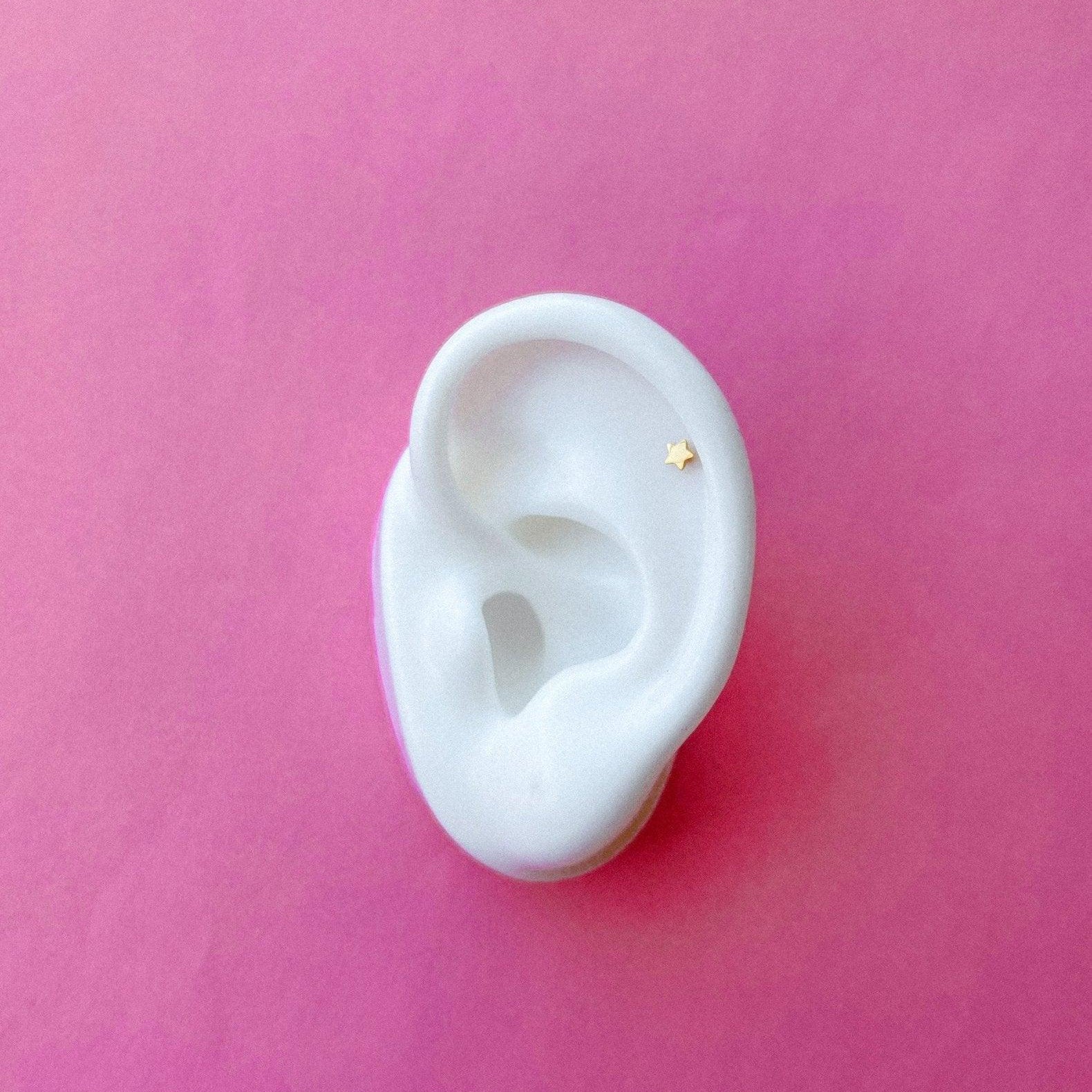 Star Flat Back Stud