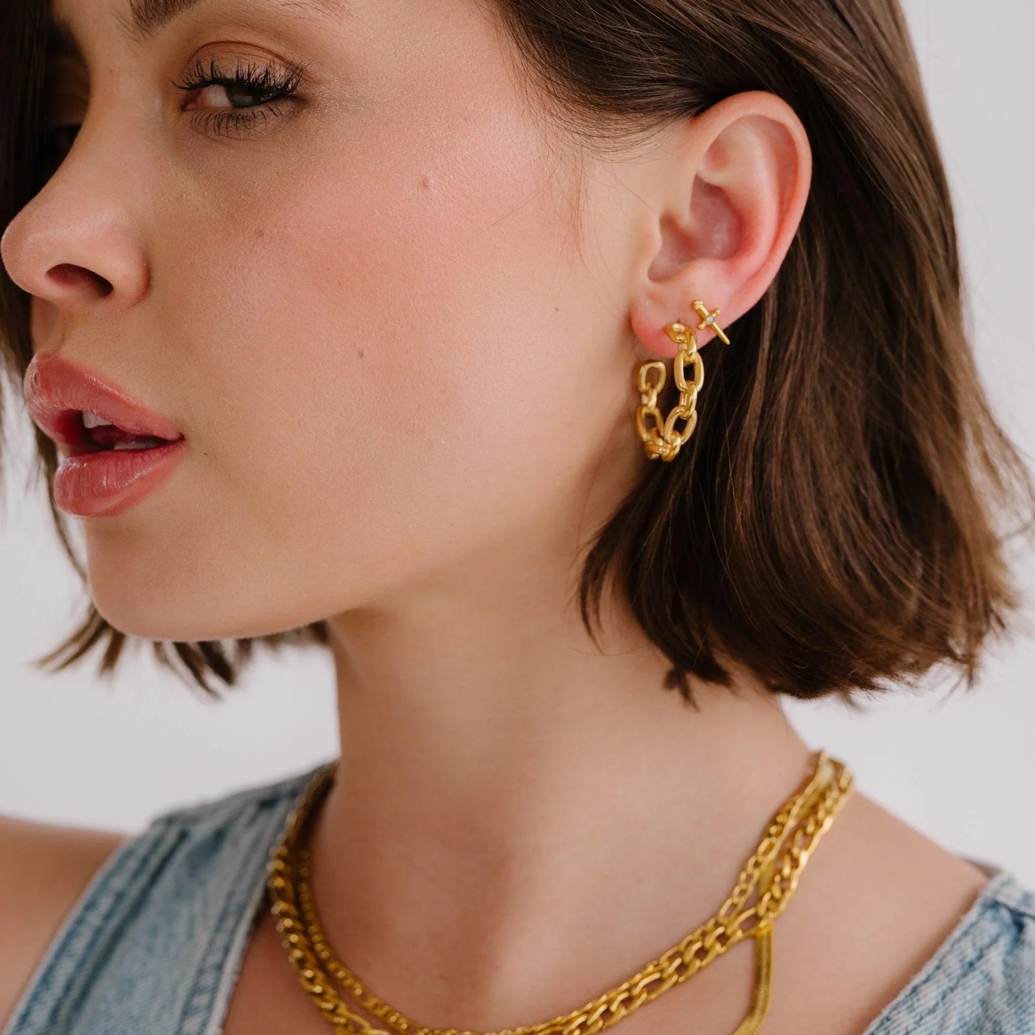 Dagger Flat Back Stud