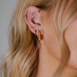 Gumdrop Pearl Hoops